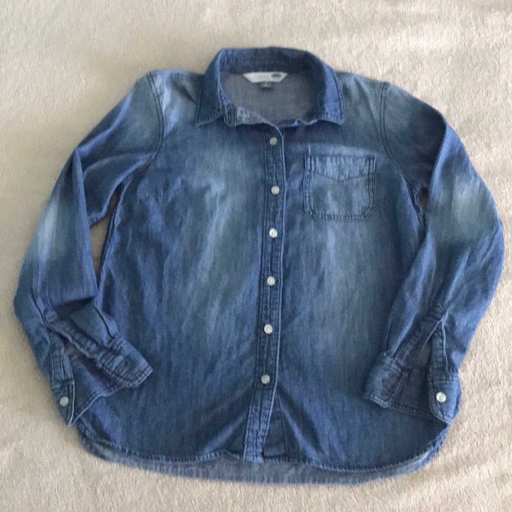Old Navy classic denim long sleeve